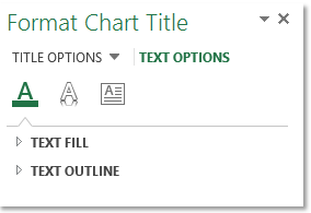 Format chart title